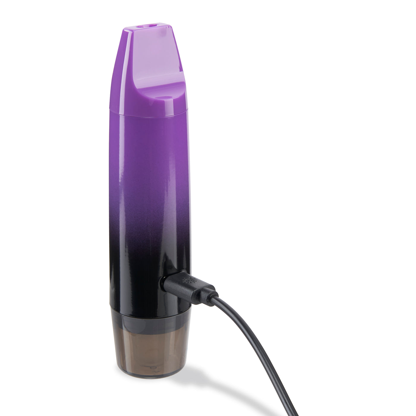 Back view of Purple Booster extract vape charging 