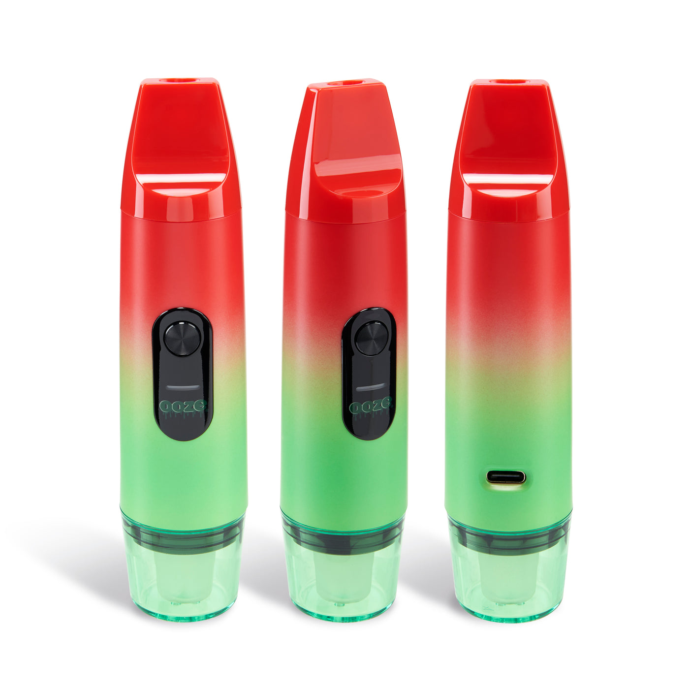 Three Rasta Booster extract vaporizers with different angles