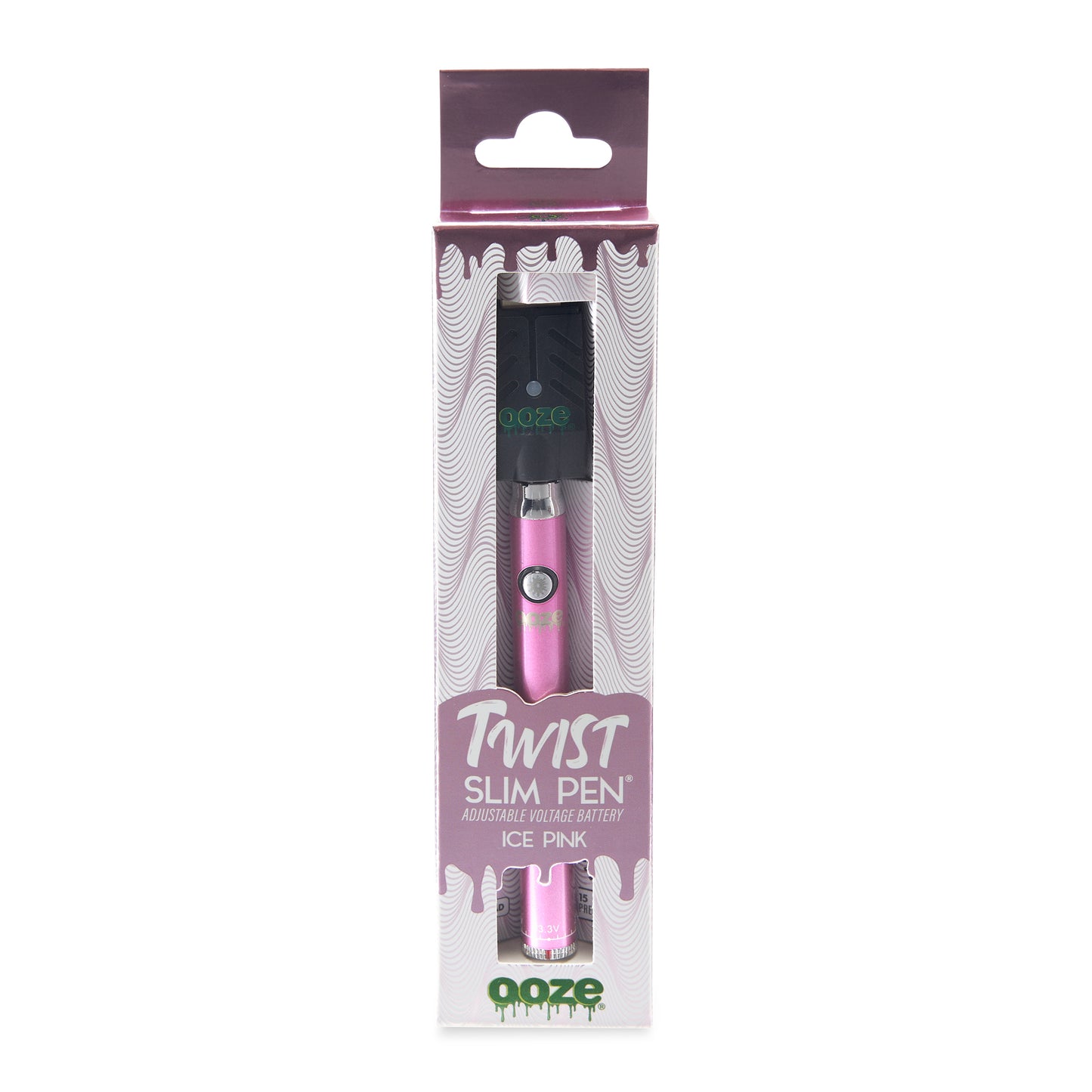 Twist Slim Pen – 320 mAh Flex Temp Battery –  Ice Pink