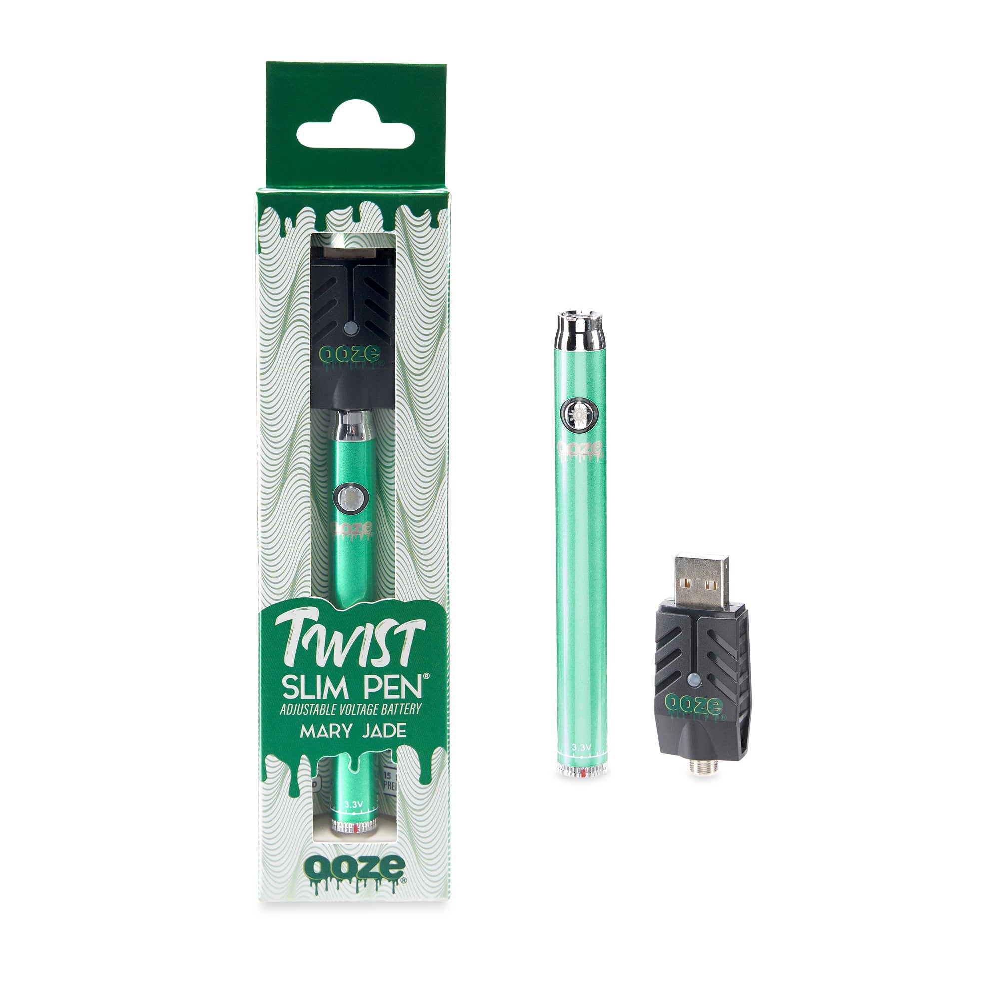 Ooze Twist Slim Pen – 320 mAh Flex Temp Battery – Mary Jade