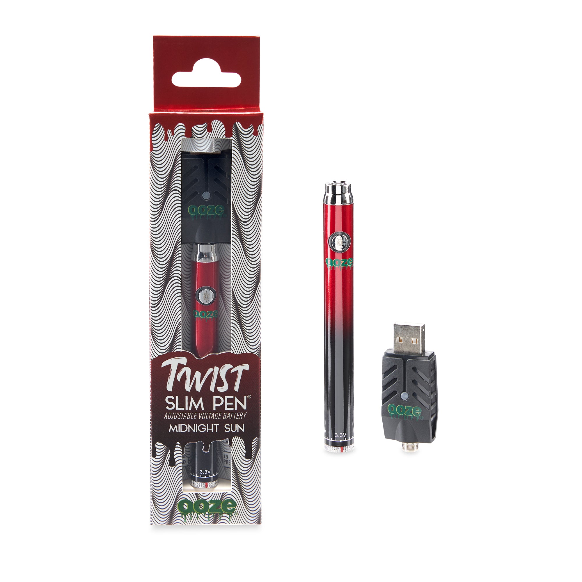 Ooze Twist Slim Pen – 320 mAh Flex Temp Battery – Midnight Sun