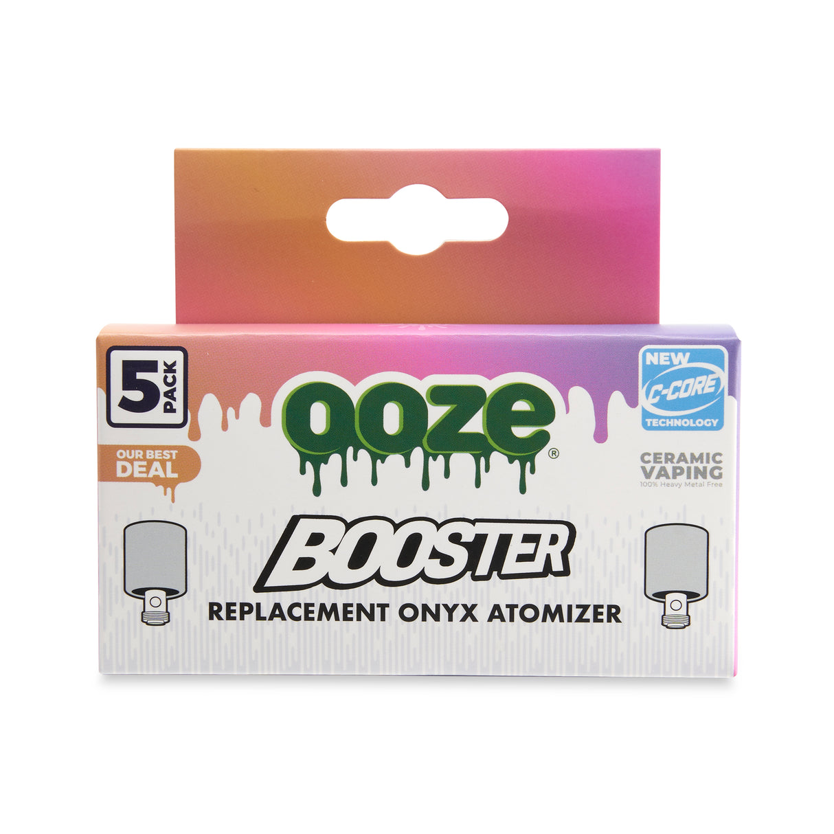 Booster Onyx Atomizer Replacement 5-Pack