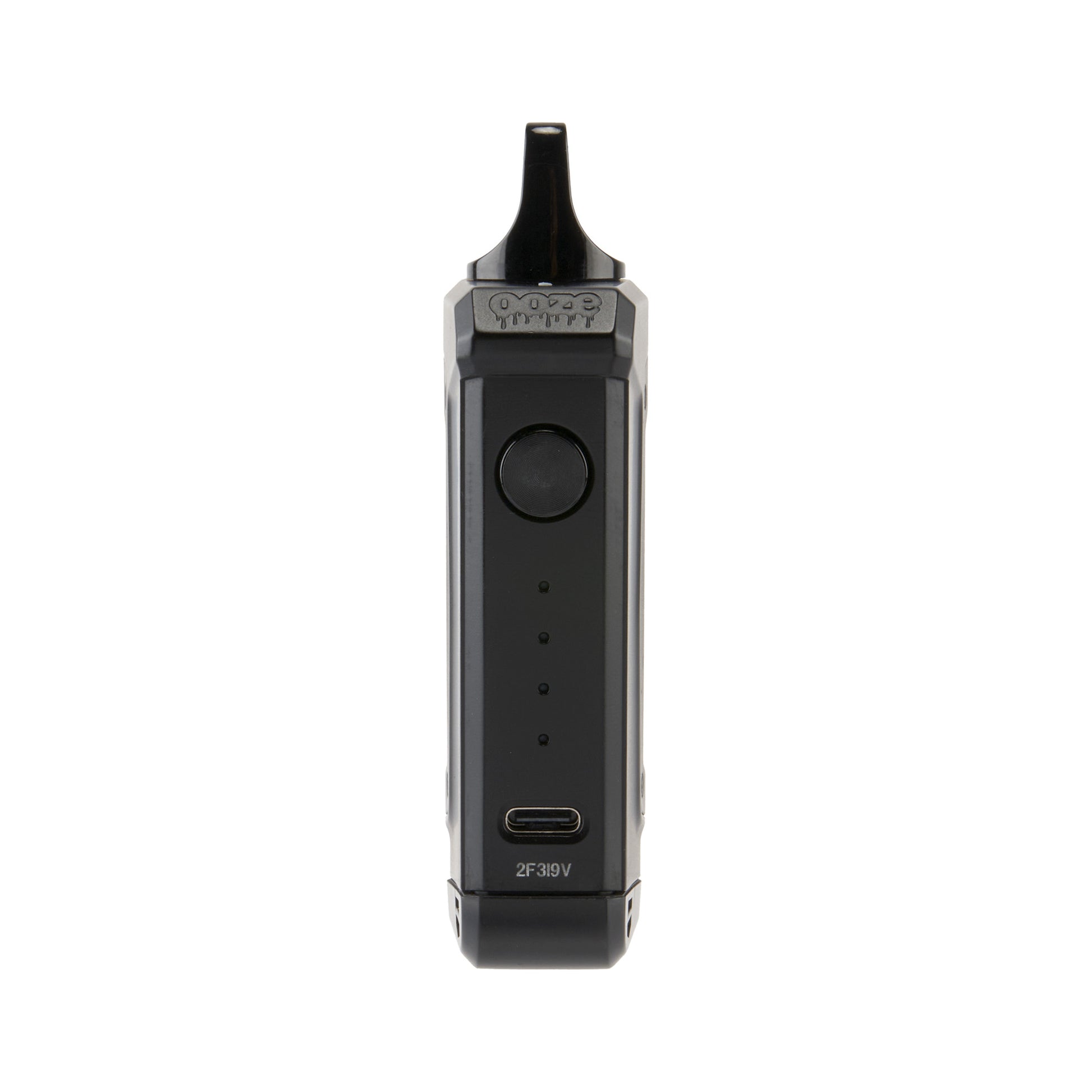 The panther black Ooze Duplex 2 extract vaporizer is show with the magnetic plate removed to show the interface