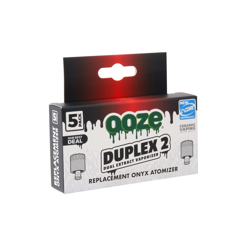 5-pack of replacement Duplex 2 Onyx Atomizers
