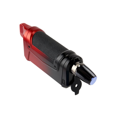 mouthpiece of Duplex 2 red and black concentrate vaporizer removed from body