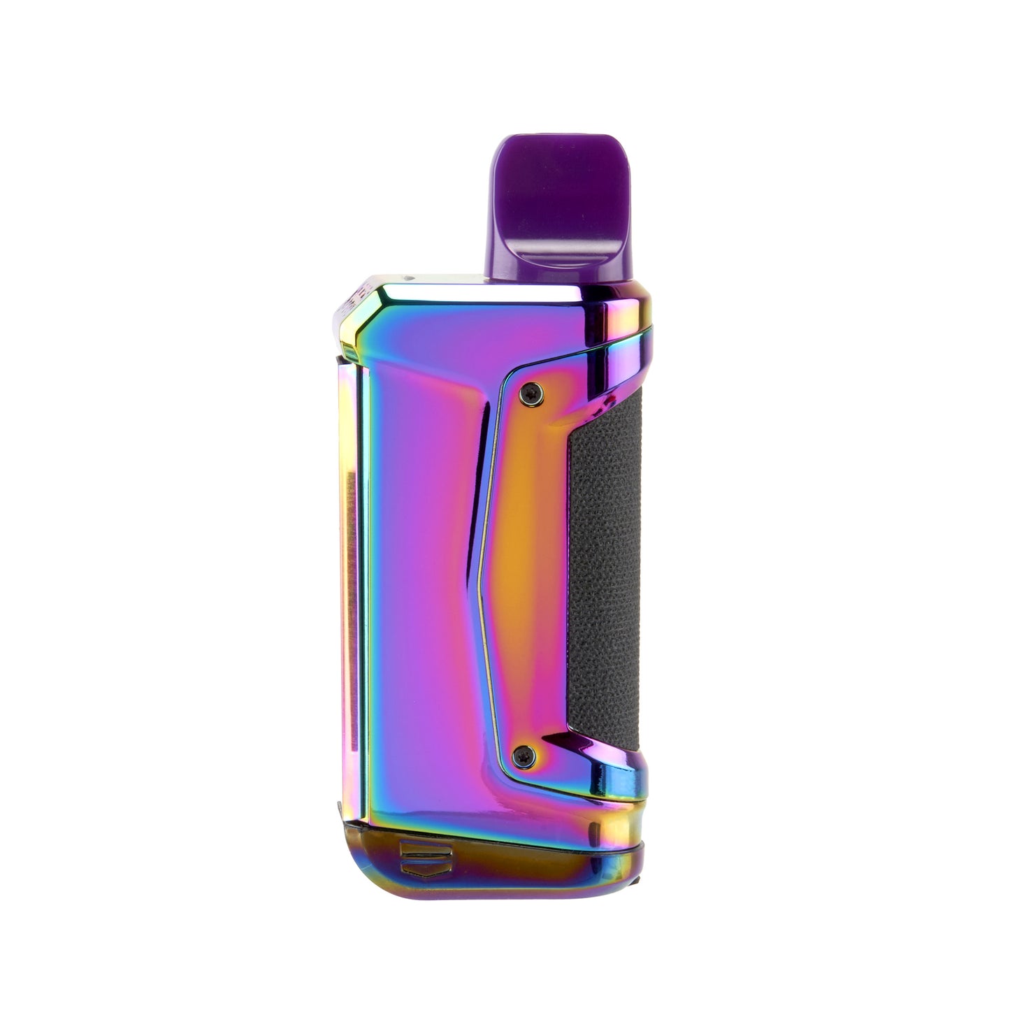 The rainbow Ooze Duplex 2 extract vape is fully assembled