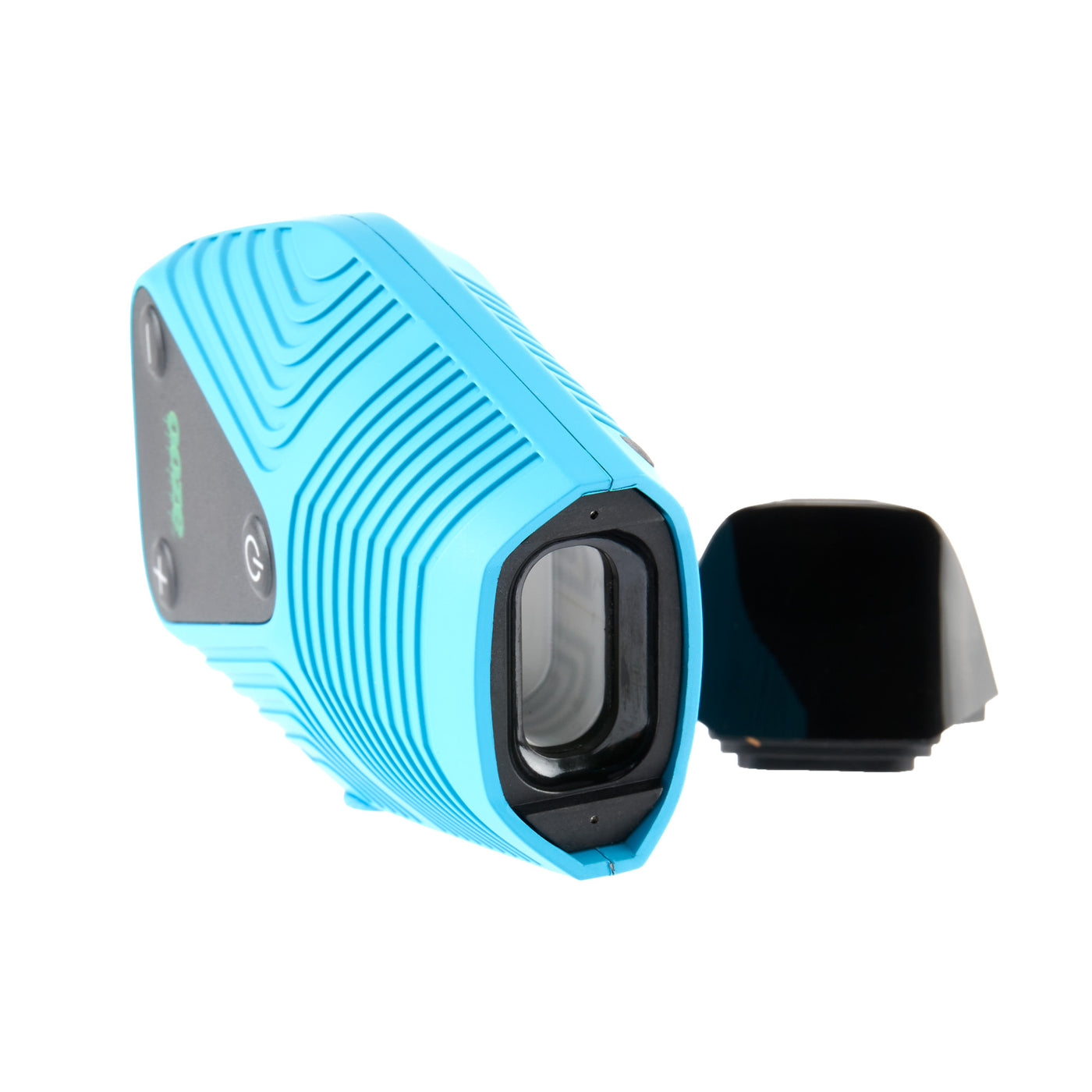 Inside, angled view of Brink blue weed pen
