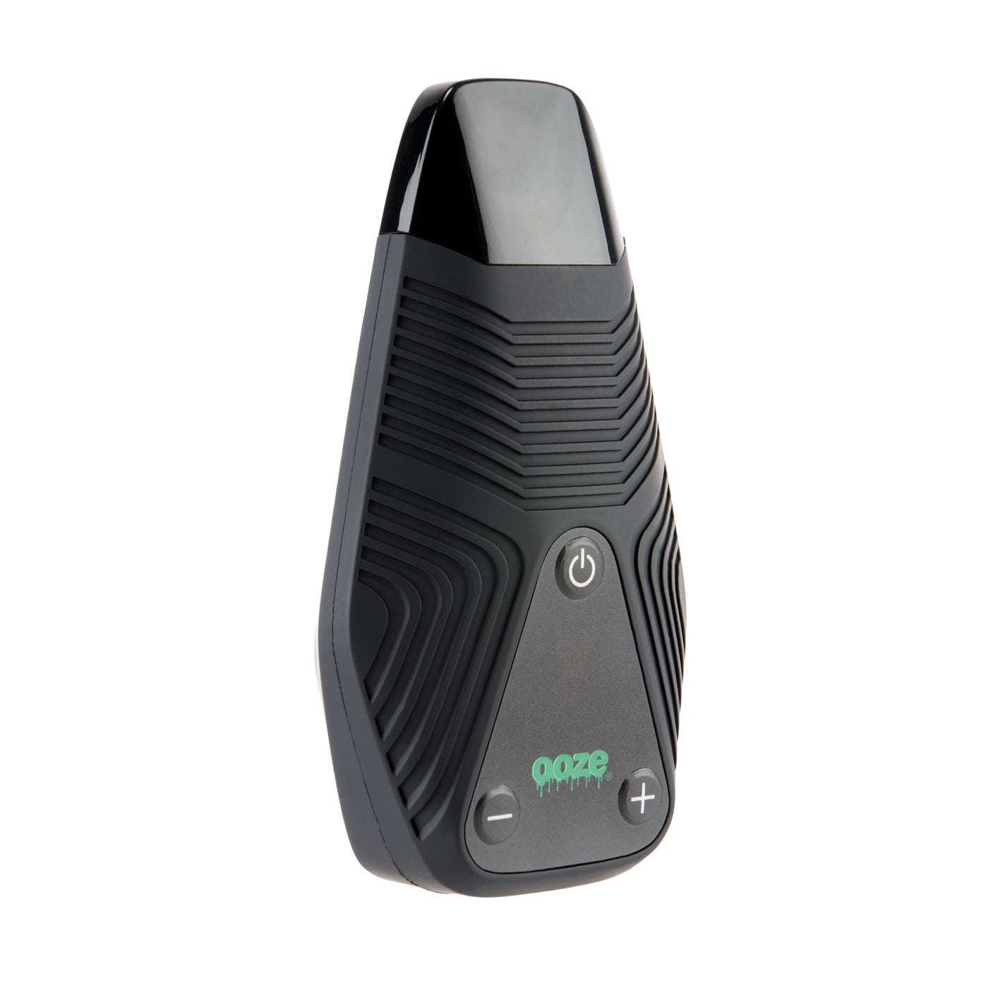 Side view of Brink black dry herb vaporizer
