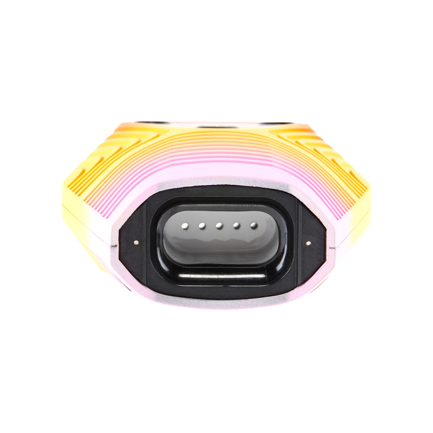 Inside view of Brink pink and yellow vape
