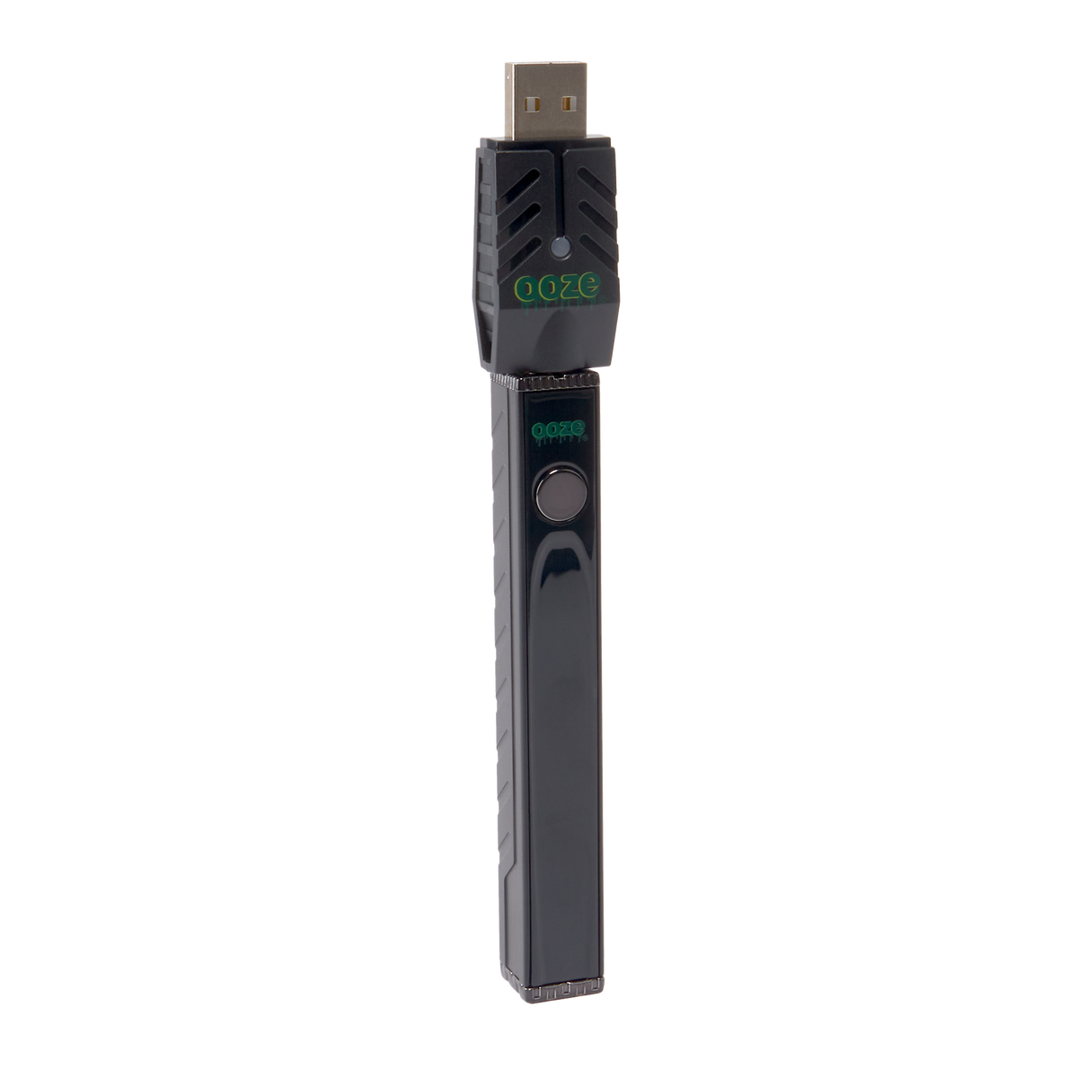 Ooze Quad 2 Square 510 Vape — 500 mAh Super Fast Charge — Black Pen