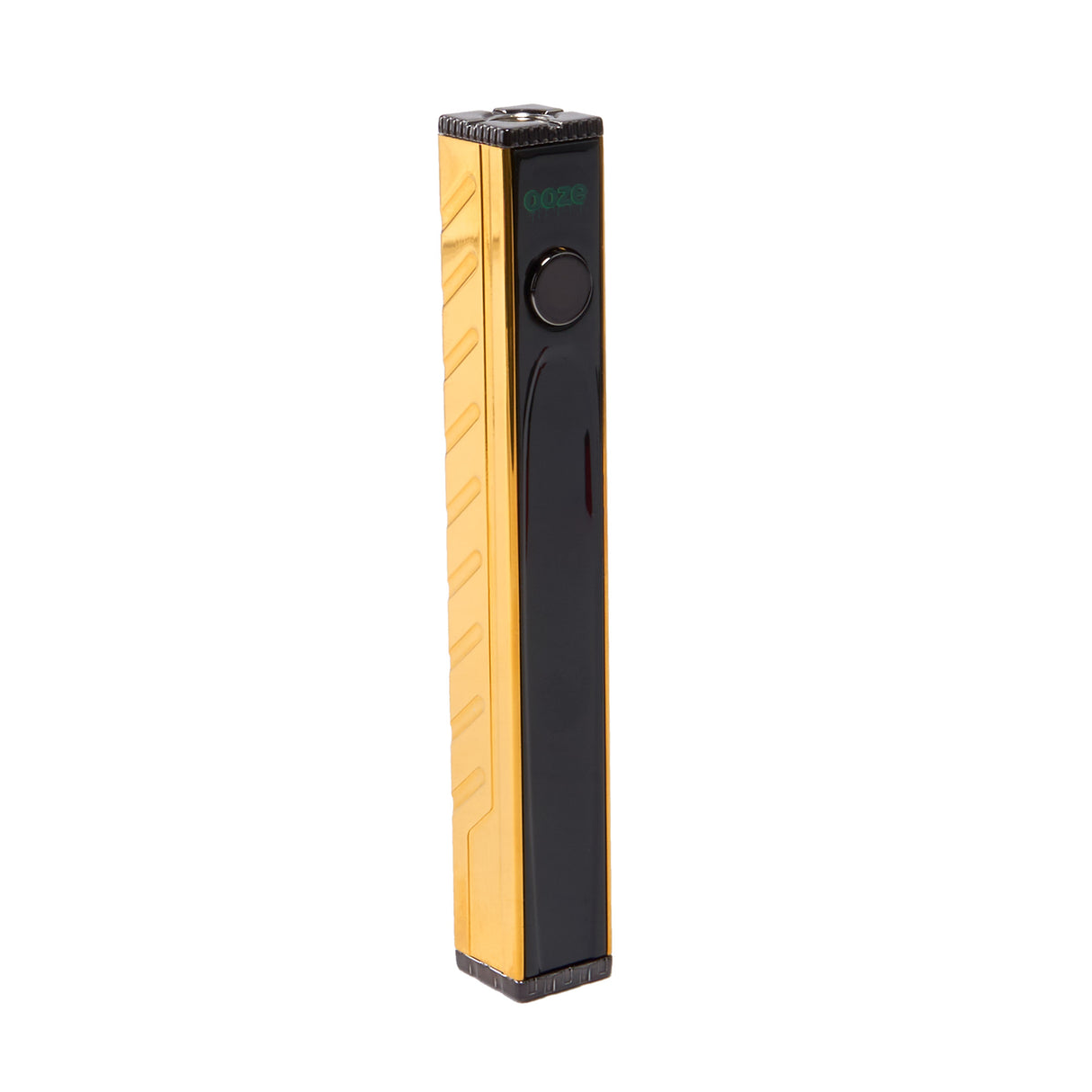 angled view of gold Quad 2 square vape without USB charger