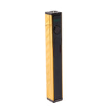angled view of gold Quad 2 square vape without USB charger