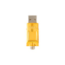 Front view of gold Bolt 510 USB Charger