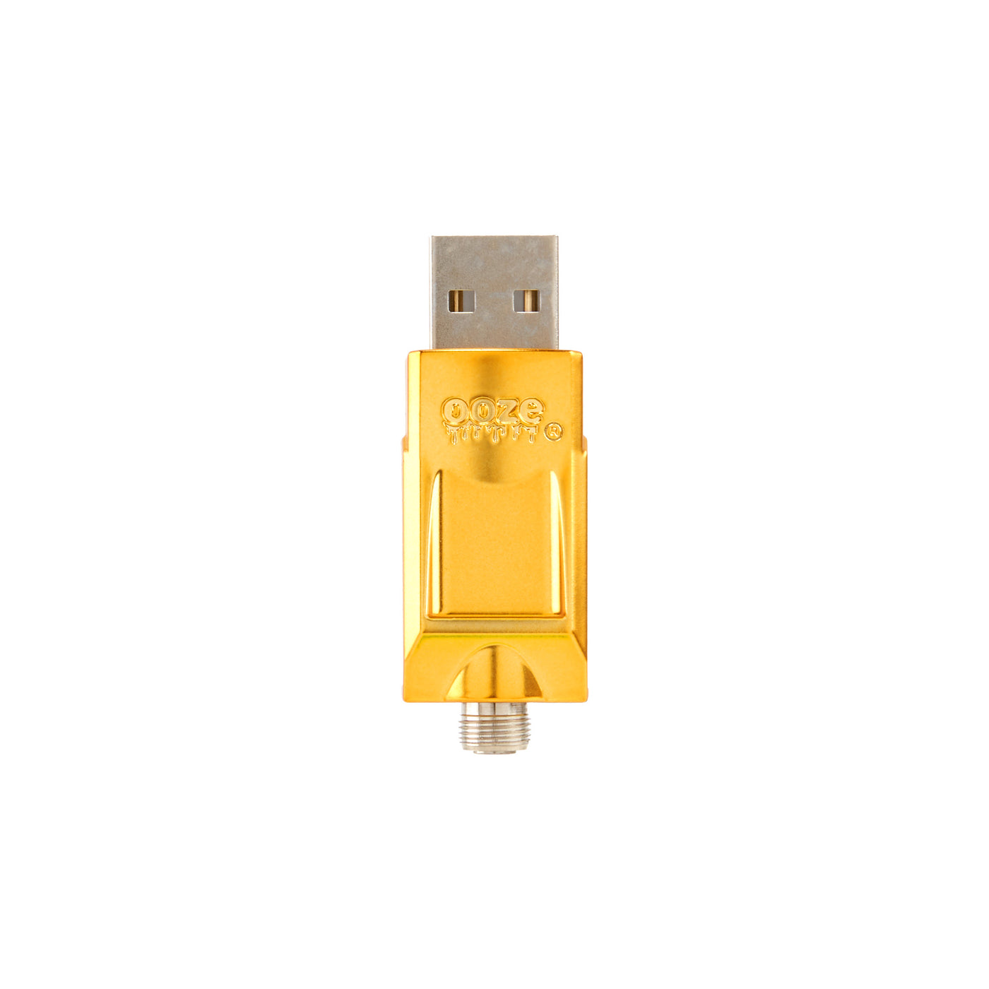 Front view of gold Bolt 510 USB Charger