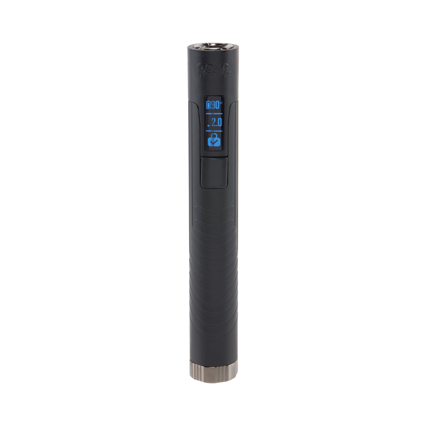 Front view of Digit black digital vape pen
