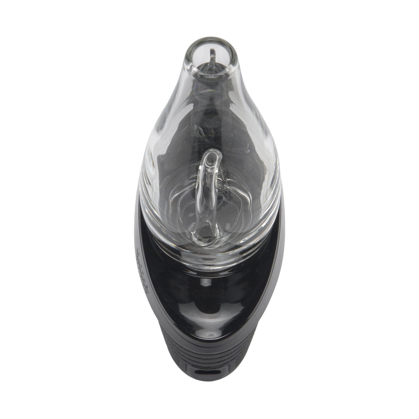 Overhead view of Black Ooze Trigger Vaporizer Max e-rig