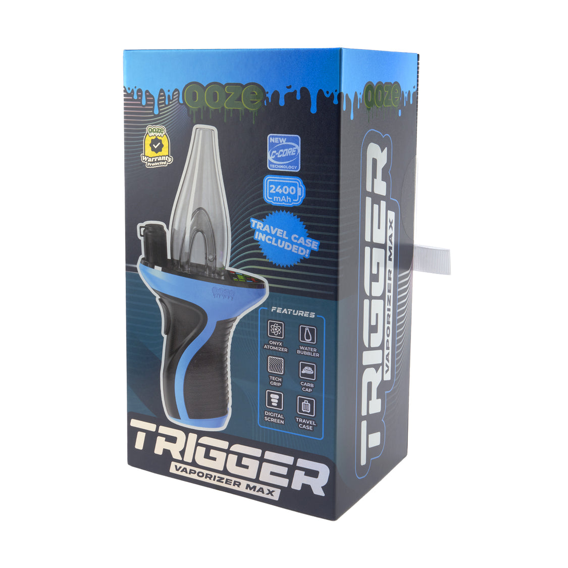 Trigger Vaporizer Max – C-Core 2400 mAh - Sapphire Blue – Ooze