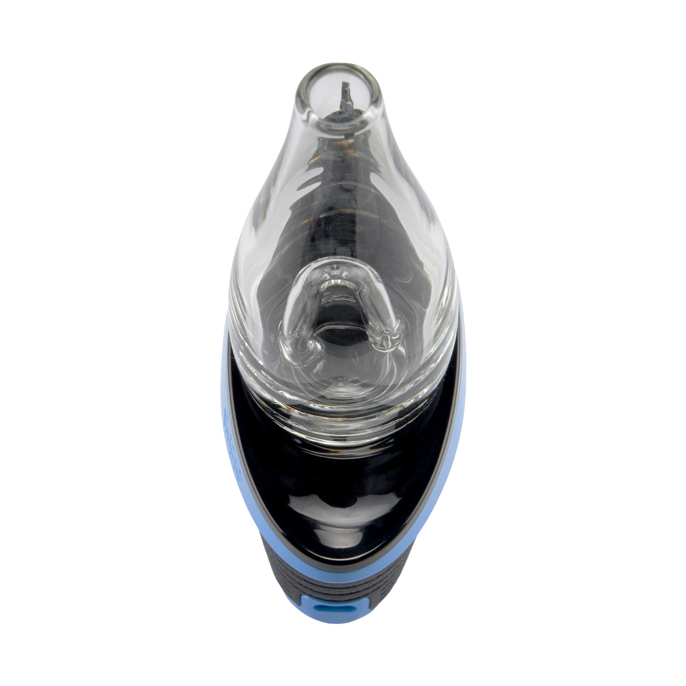 Overhead view of Blue Ooze Trigger Vaporizer Max e-rig
