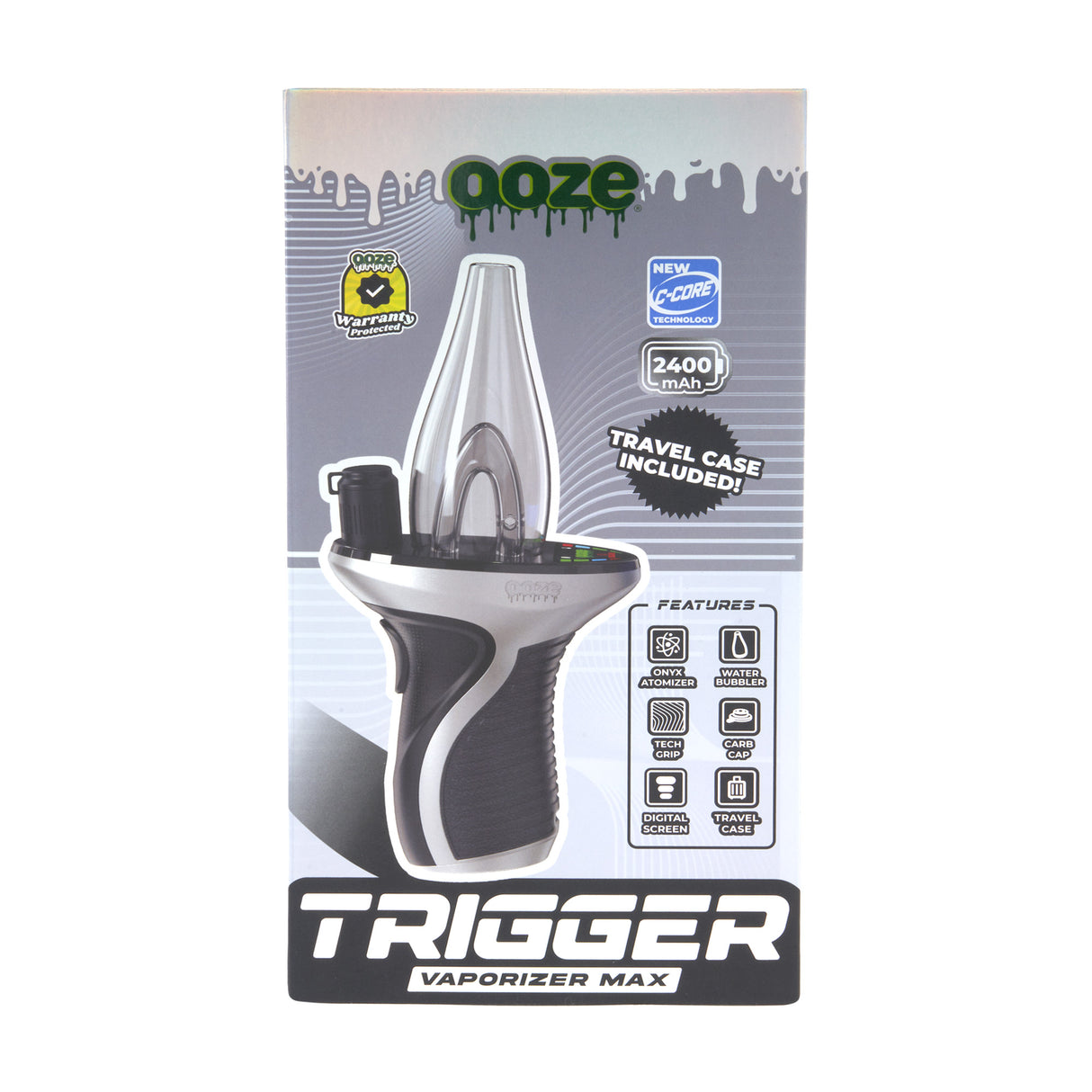 Chrome Ooze Trigger Vaporizer Max e-rig box