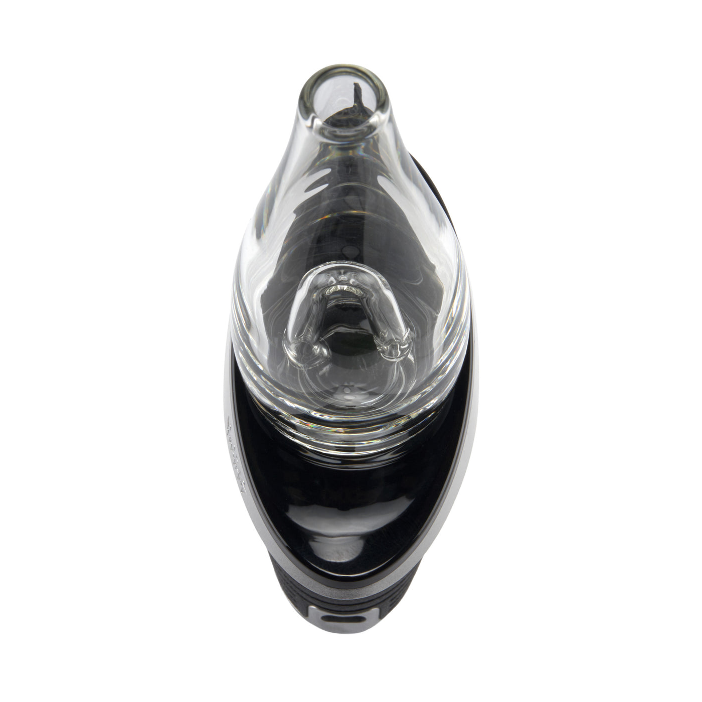 Overhead view of Chrome Ooze Trigger Vaporizer Max e-rig