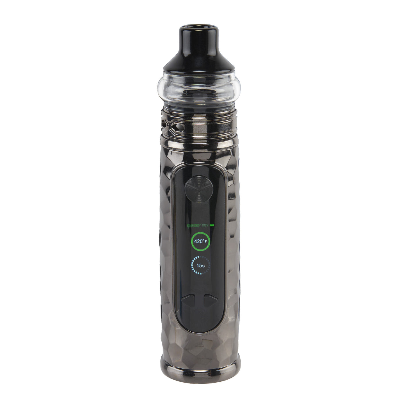 Ooze Titan Extract Mod - C-Core 2400 mAh Wax Vaporizer - Gunmetal Ooze Titan Extract Mod - C-Core 2400 mAh Wax Vaporizer - Gunmetal