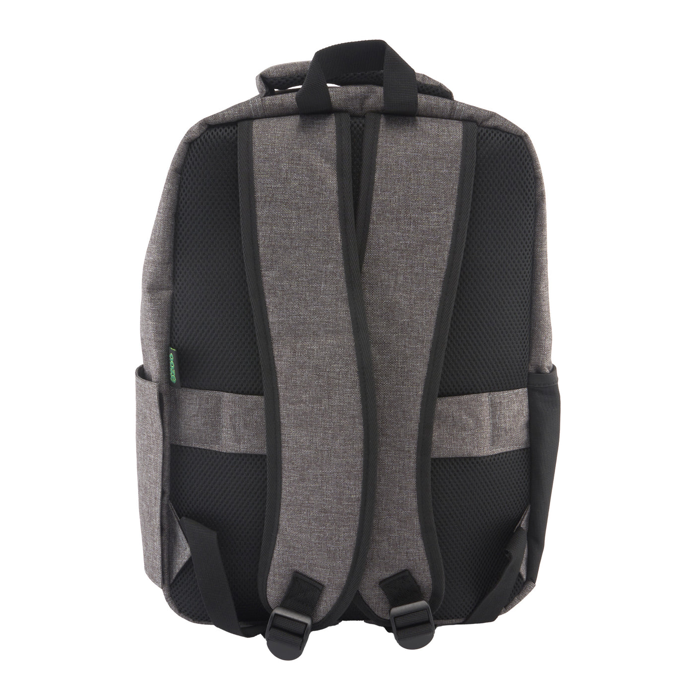 Back of the Gray smell proof Traveler Series backpack 