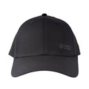 Front view of the small/medium Ooze curved brim Hype Engine hat with gray logo