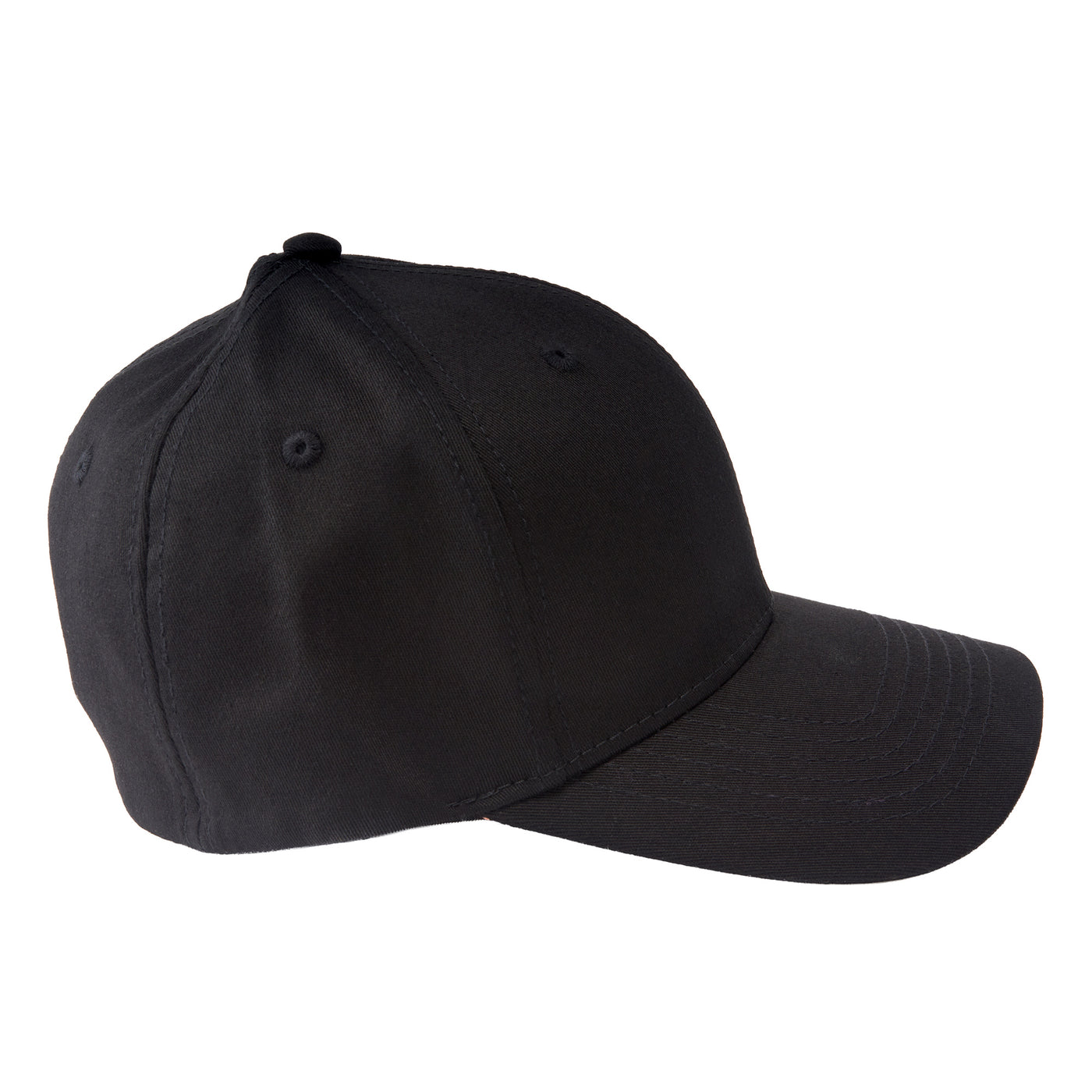 Side view of the large Ooze curved brim Hype Engine hat with gray logo