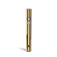 The gold Ooze Wink flashlight pen is standing straight upright