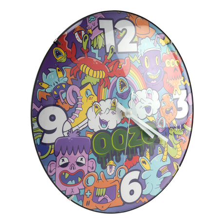 Angled view of Hype Engine wall clock