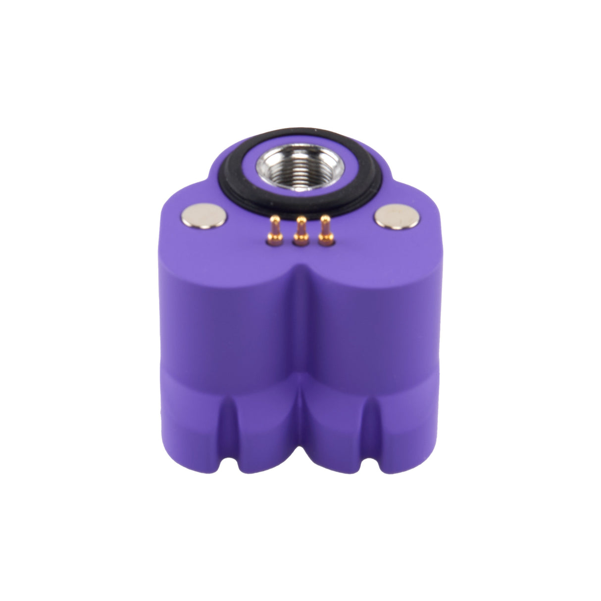 Purple legs base of Moonrise Ooze Bot character vape battery 