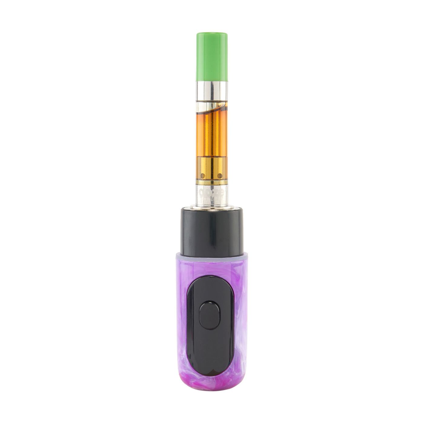 Purple Hilo battery with cart attached and cap off