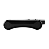 Side view of black Hinge vape battery with 510 thread in use position