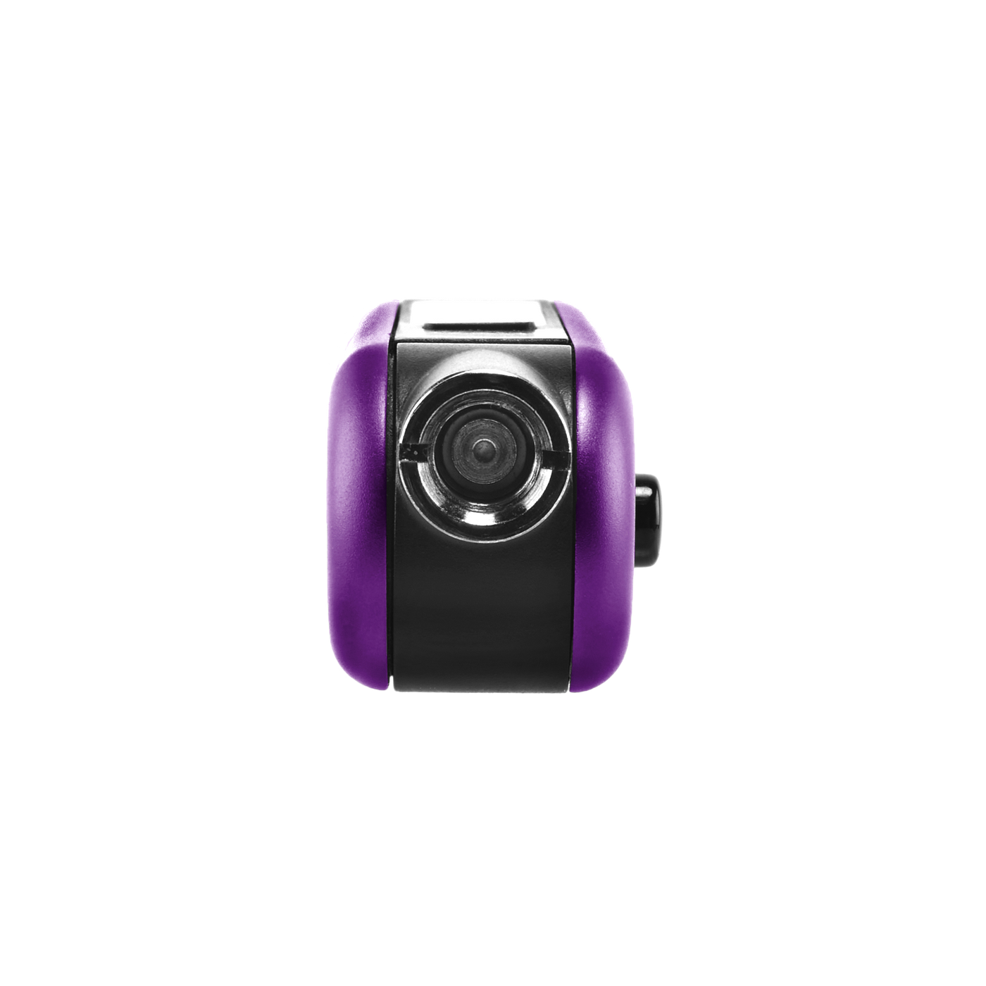Top view of purple Hinge battery to show the 510 thread in use position