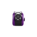 Top view of purple Hinge battery to show the 510 thread in use position