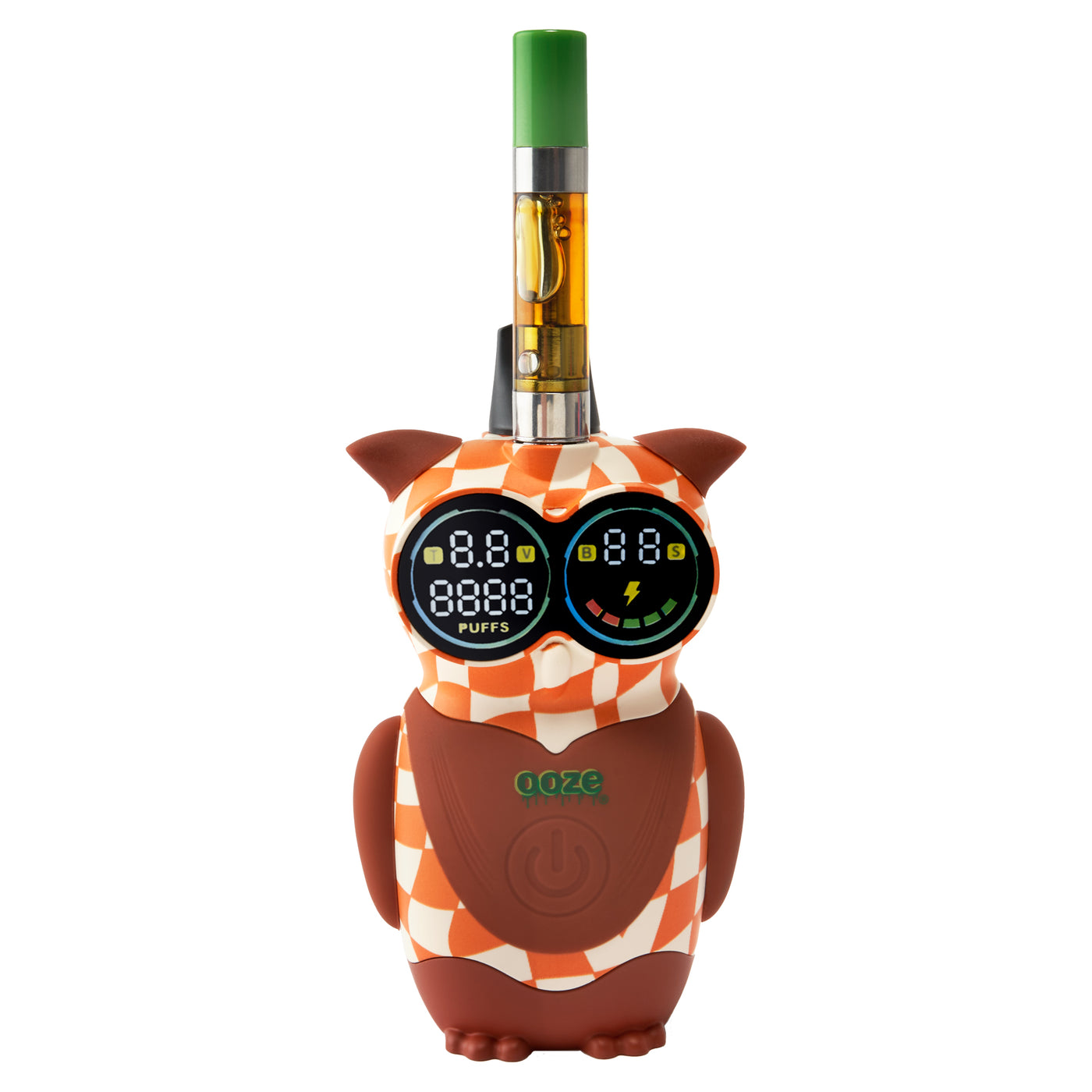 Ooze Hoot Character Vape 650 mAh - Grid | Ooze Owl Battery Ooze Hoot Character Vape 650 mAh - Grid | Ooze Owl Battery
