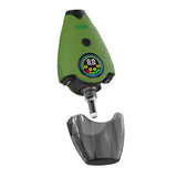 Green Hover device with cap pulled off to show fritted quartz tip