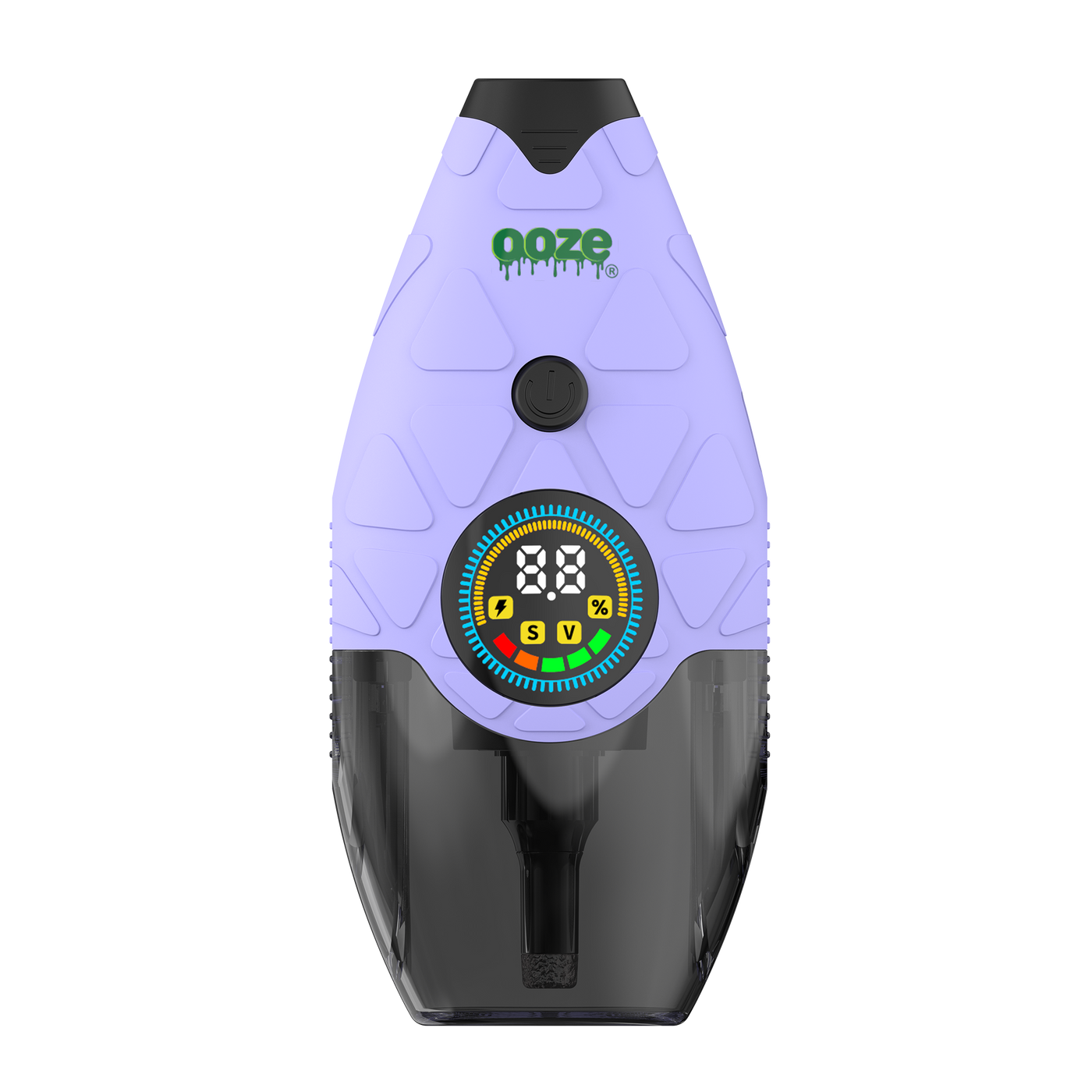 Purple Hover device with screen turned on