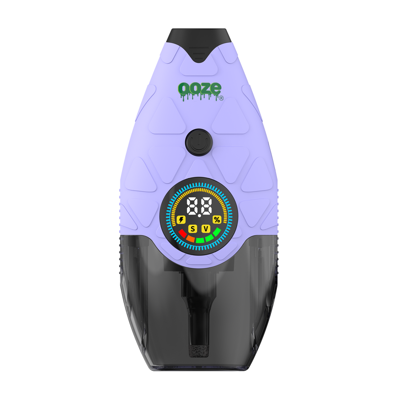 Purple Hover device with screen turned on