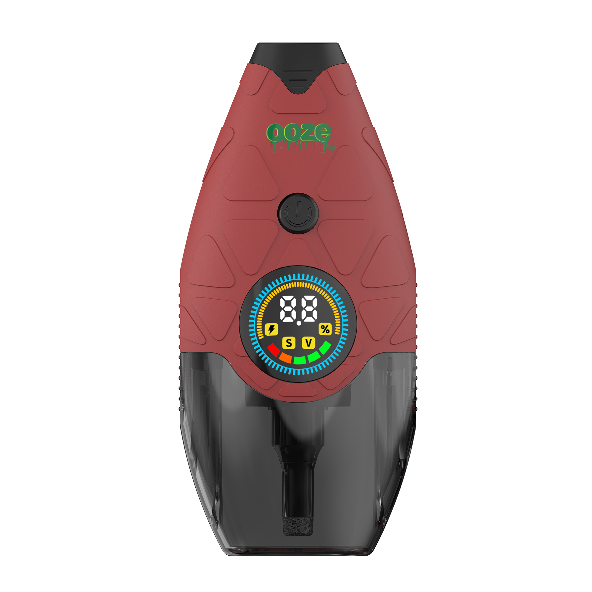 Ooze Hover Concentrate Vaporizer Straw - Brick Red