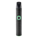 Black Pinch dry herb textured vape pen with green light on a white background
