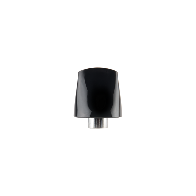 A small black replacement mouthpiece for the Pinch dry herb vape pen