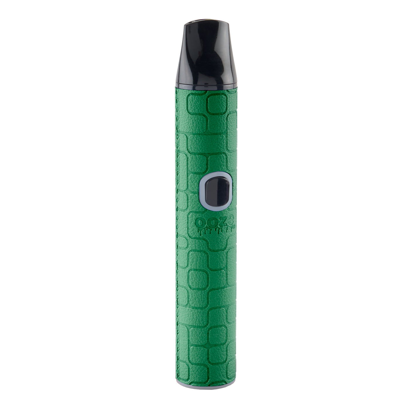 Green Pinch dry herb vape pen with textured design on a white background