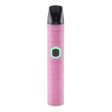 Pink Pinch textured vape pen with black top on a white background
