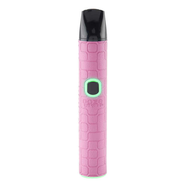 Pink Pinch textured vape pen with black top on a white background