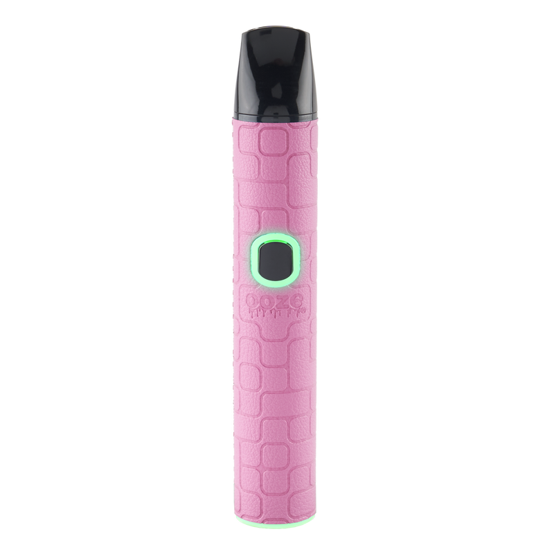 Pink Pinch textured vape pen with black top on a white background