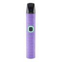 Purple Pinch dry herb vape device with a textured surface and black top on a white background