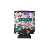 Front of the colorful Ooze Hotel Lucky koozie for slim cans