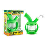 Ooze Kettle Silicone Water Bubbler & Dab Rig - Slime Green