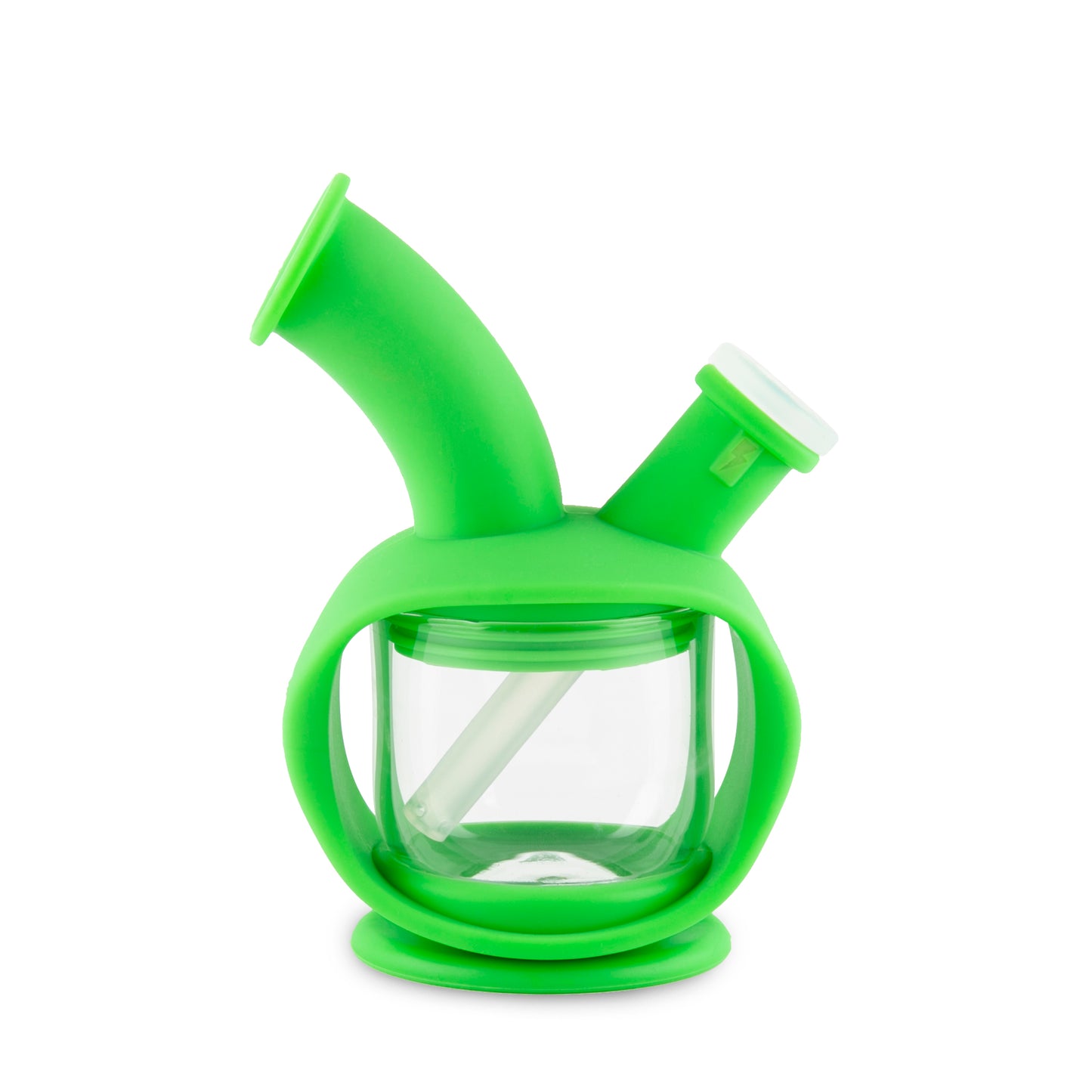 Ooze Kettle Silicone Water Bubbler & Dab Rig - Slime Green